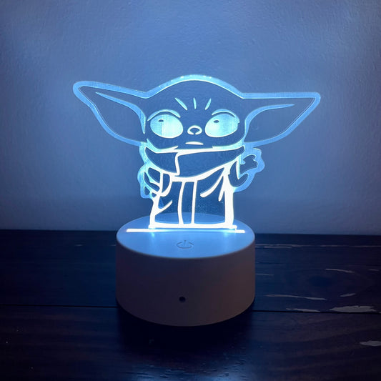 Grogu Acrylic LED Lamp ￼