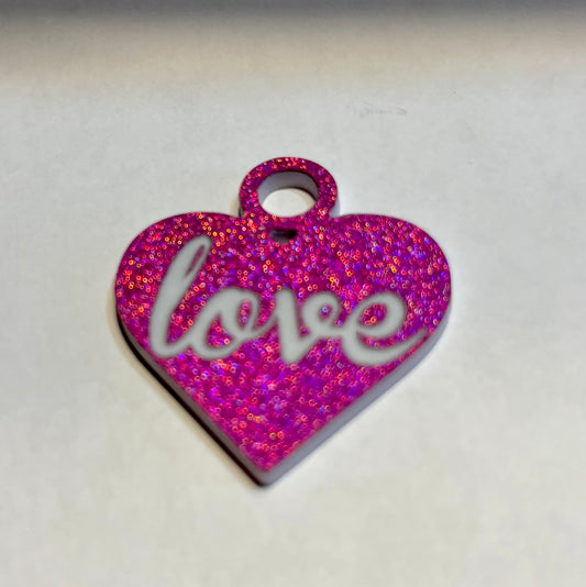 Heart Keychain Charm