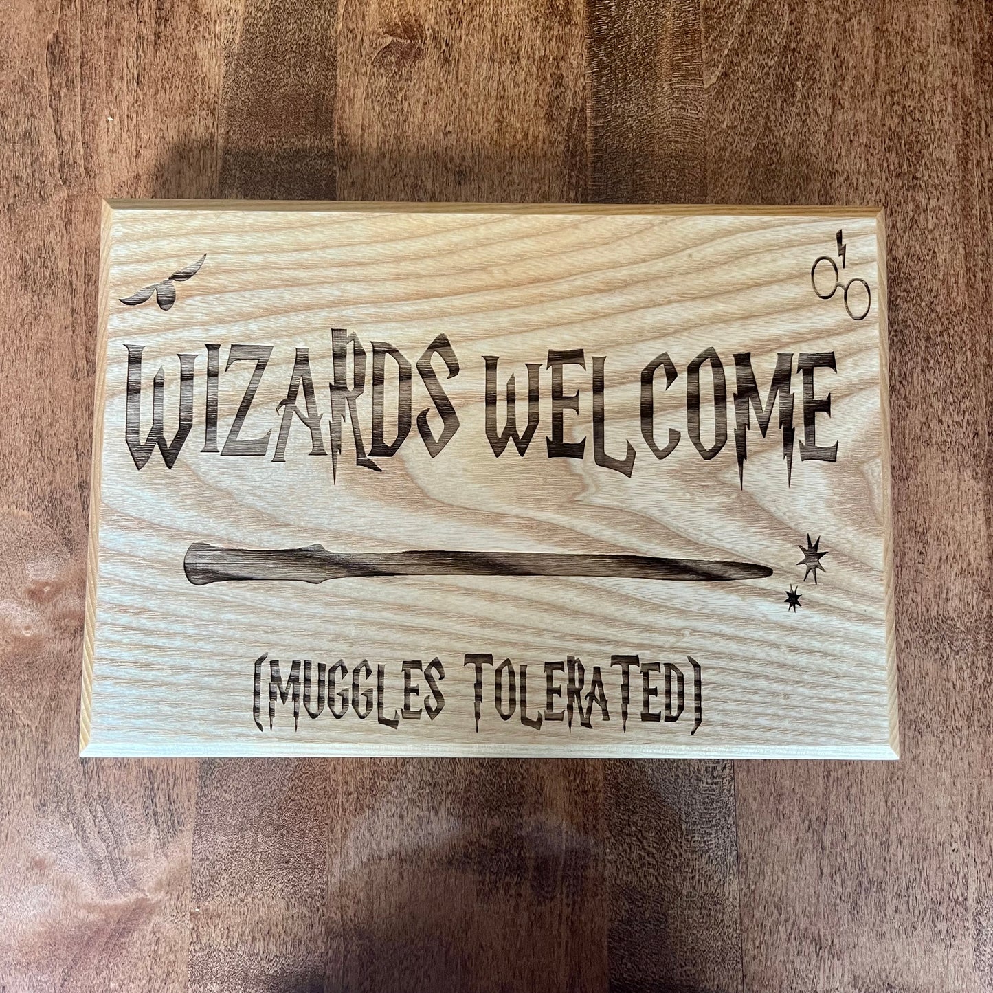 Wizards welcome sign