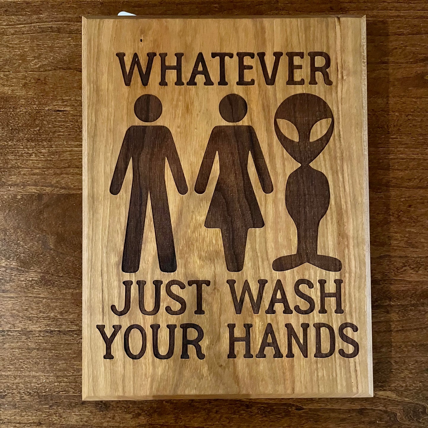 Just wash your hands sign ￼