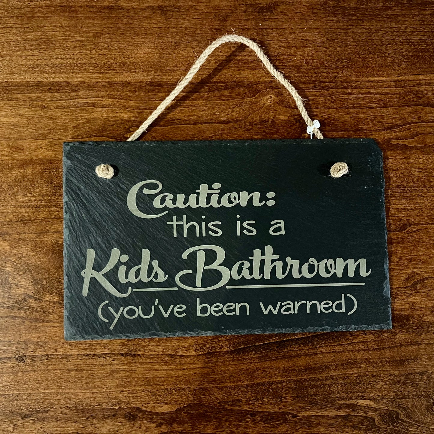 Rectangle Slate Decor Sign