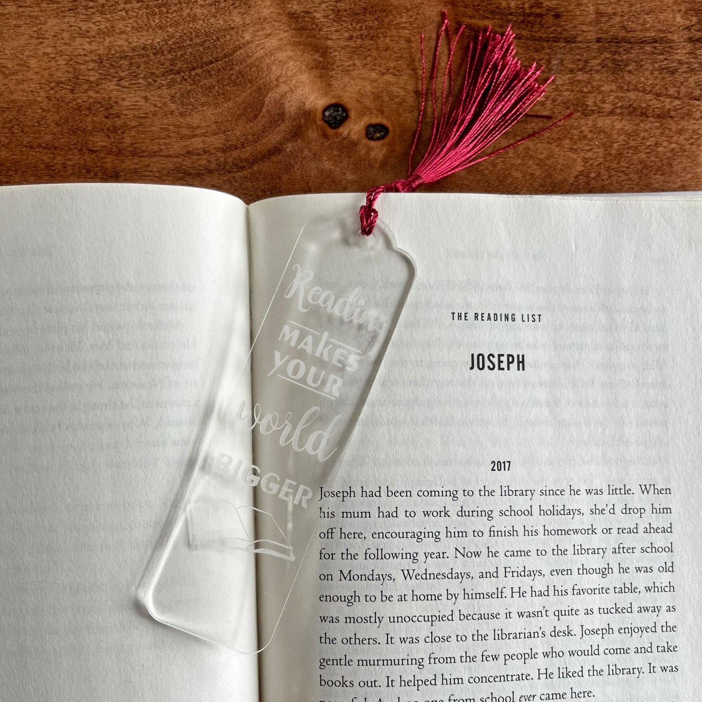 Acrylic Bookmark