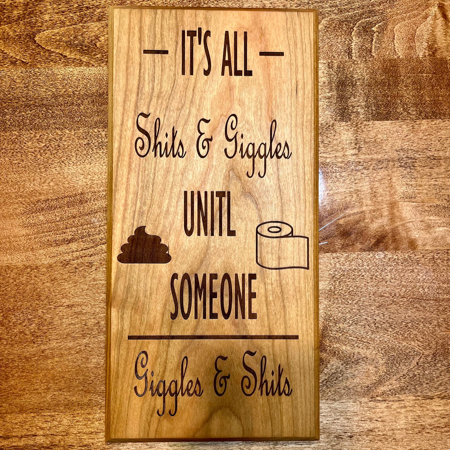 Shits and giggles sign