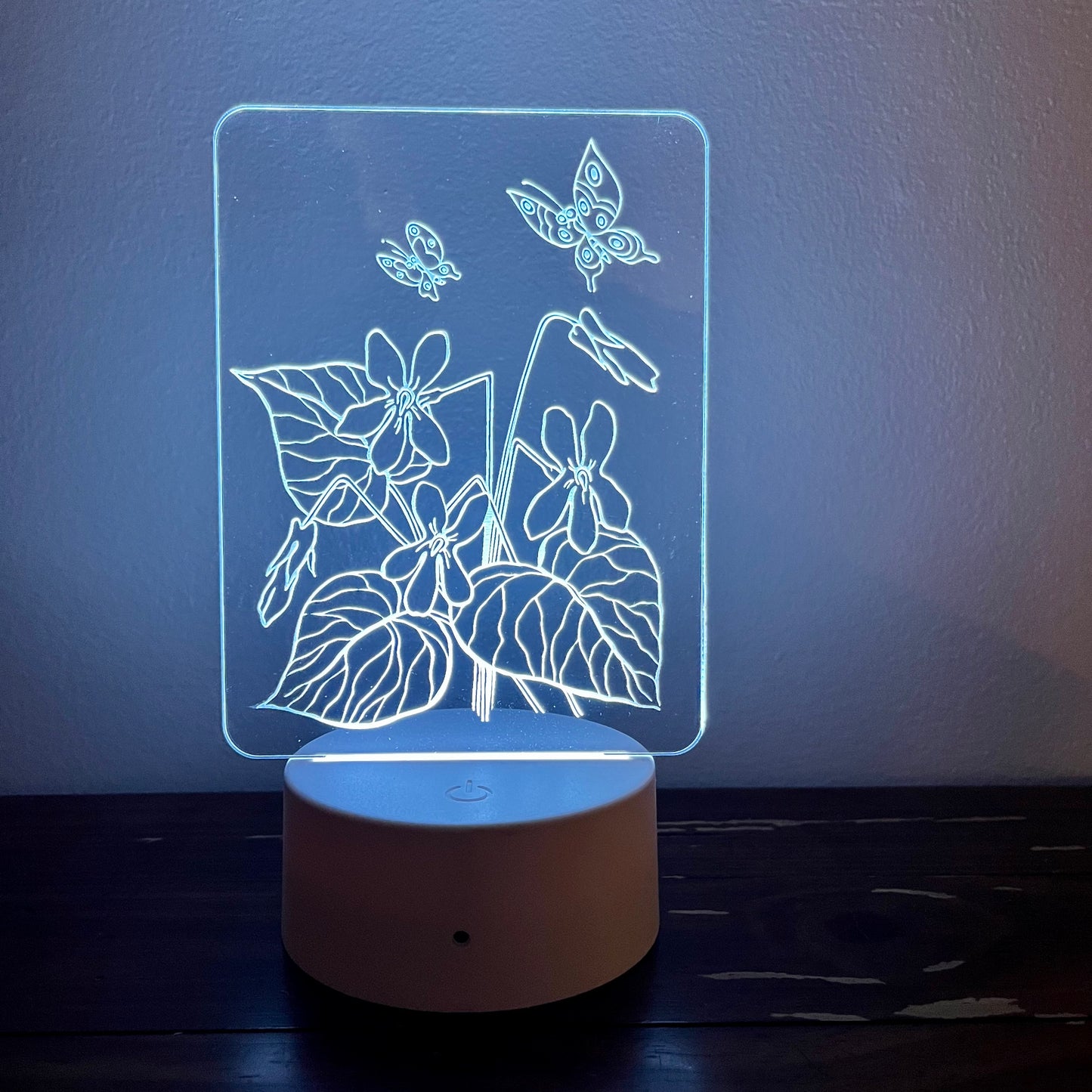 Flowers 3D LED Acrylic Lamp