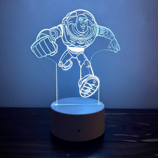 Buzz Lightyear 3D Acrylic LED Lamp