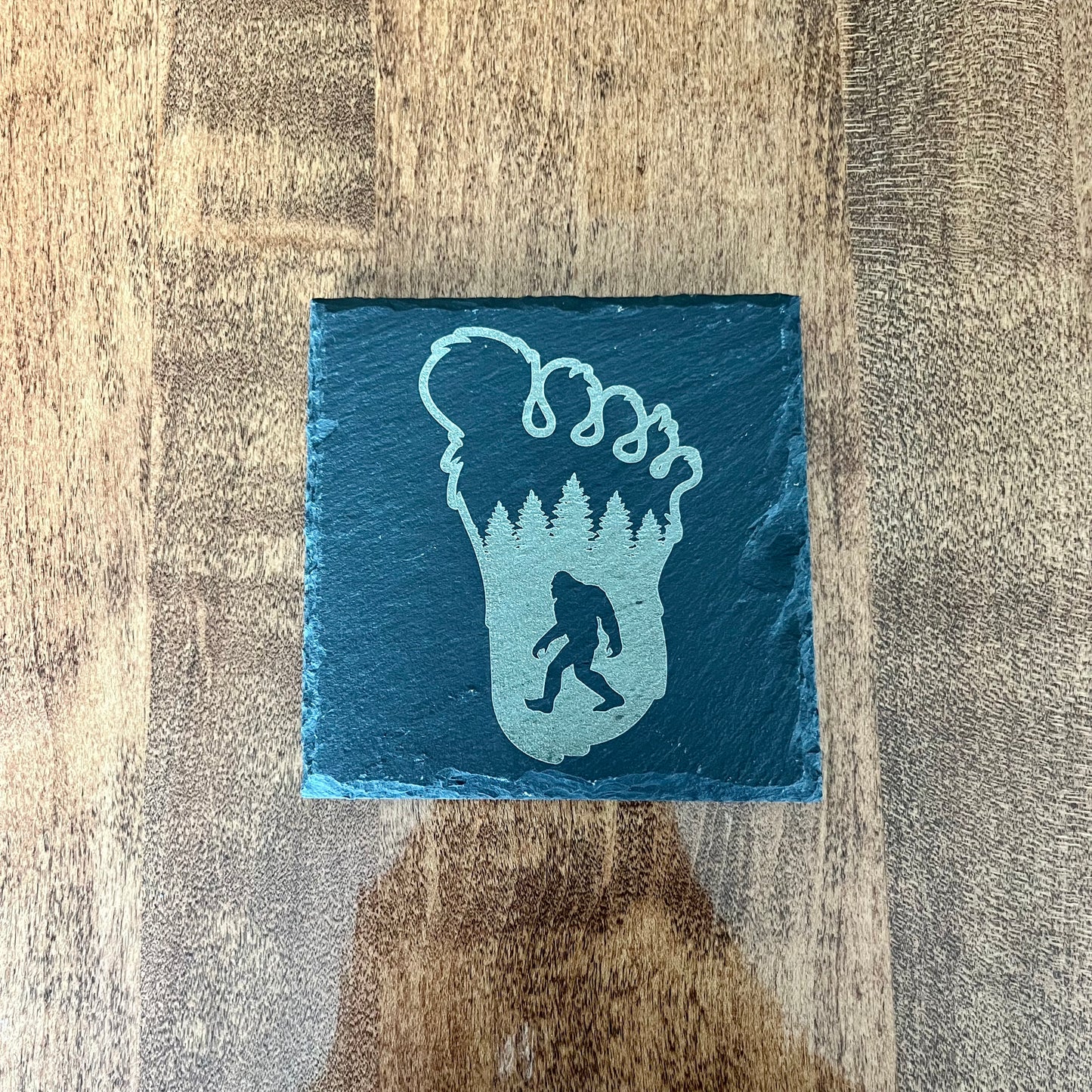 Bigfoot Slate coasters